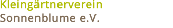 Kleingärtnerverein Sonnenblume e.v. logo